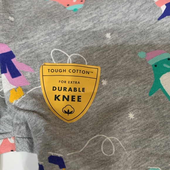 Cat and Jack Girls 3T Grey Penguins Leggings NWT - Picture 4 of 6